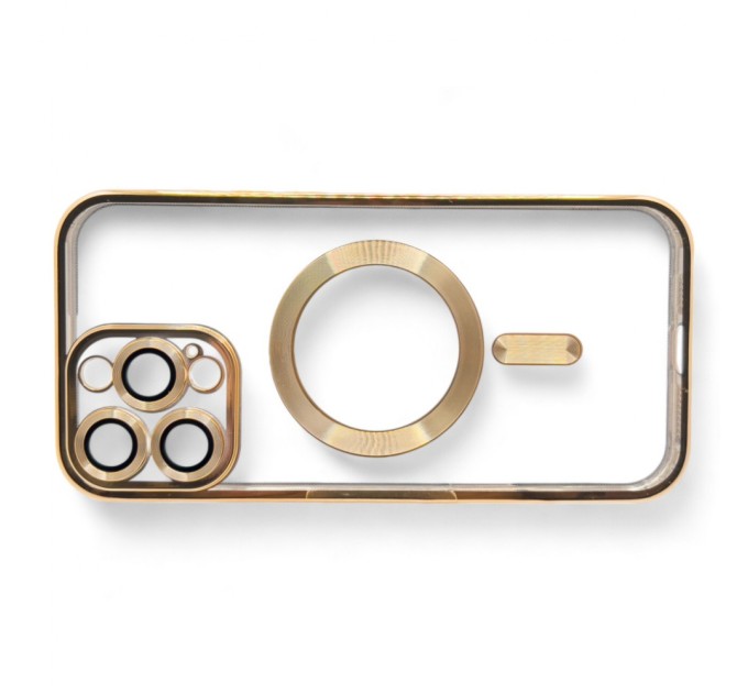 Чохол до мобільного телефона BeCover TPU Chrome Case (MagSafe) для Apple iPhone 16 Pro Max Gold (712086)