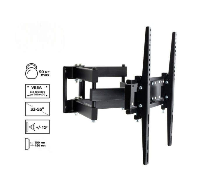 Кронштейн Charmount TV04T-R6 Black