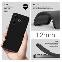 Чохол до мобільного телефона Armorstandart Matte Slim Fit Xiaomi Redmi 13 4G Camera cover Black (ARM78261)