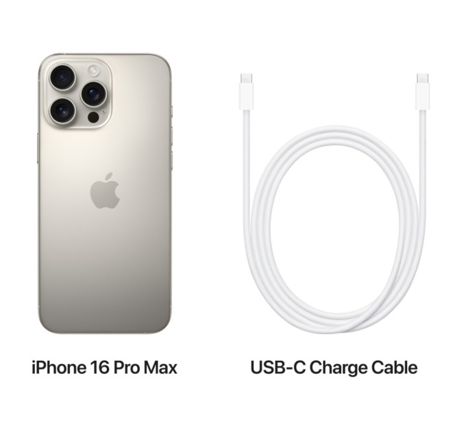 Мобільний телефон Apple iPhone 16 Pro Max 256GB Natural Titanium (MYWY3)