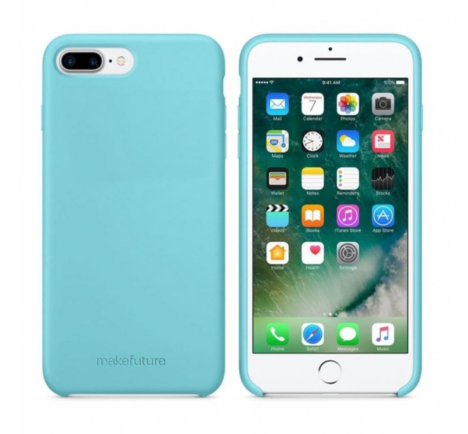 Чохол до мобільного телефона MakeFuture Apple iPhone 7 Plus/8 Plus Silicone Light Blue (MCS-AI7P/8PLB)