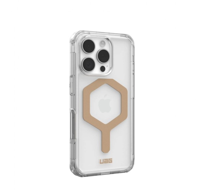 Чохол до мобільного телефона UAG iPhone 16 Pro Plyo Magsafe Ice/Gold (114480114381)