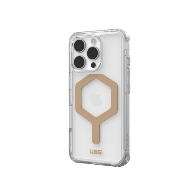 Чохол до мобільного телефона UAG iPhone 16 Pro Plyo Magsafe Ice/Gold (114480114381)