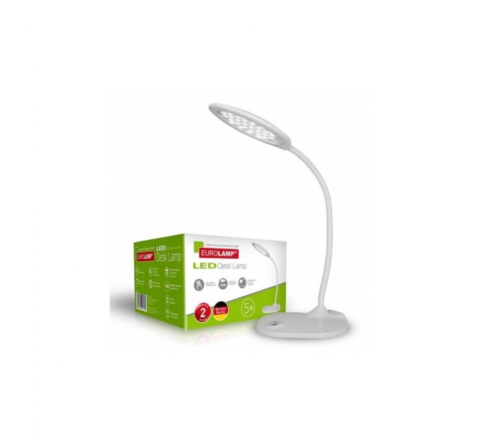 Настільна лампа Eurolamp 5W 5300-5700K (white) (LED-TLG-4(white))