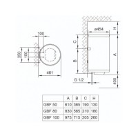 Бойлер TIKI GBF 100/UA (700098)