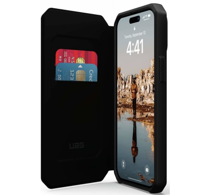 Чохол до мобільного телефона UAG Apple iPhone 14 Pro Max Metropolis, Kevlar Black (114047113940)