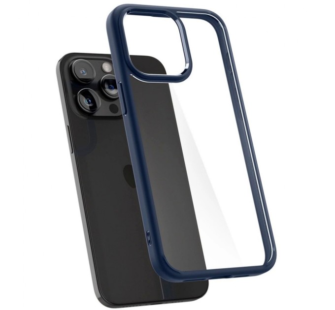 Чохол до мобільного телефона Spigen Apple iPhone 15 Pro Ultra Hybrid Navy Blue (ACS06711)