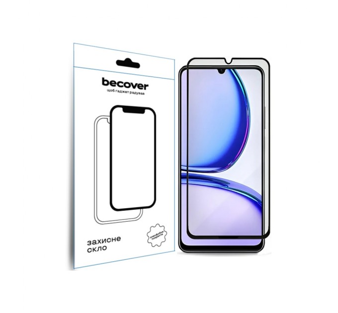 Скло захисне BeCover Realme C61 Black (711809)