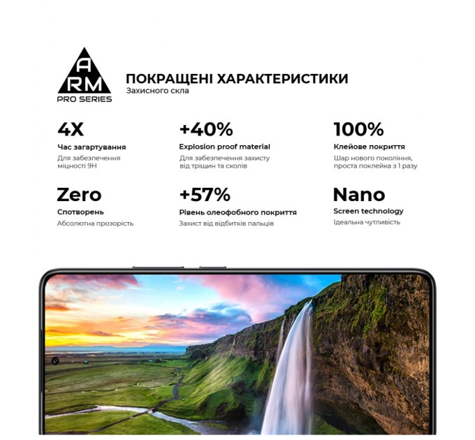 Скло захисне Armorstandart Pro Xiaomi 14T / 14T Pro Black (ARM79330)