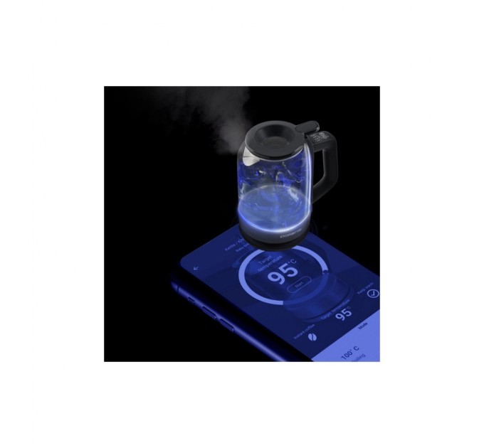Електрочайник Polaris PWK 17107CGLD WIFI IQ Home Чорний