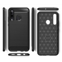 Чехол для моб. телефона Laudtec для Huawei P Smart 2019 Carbon Fiber (Black) (LT-PST19)