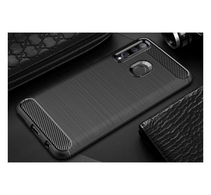 Чехол для моб. телефона Laudtec для Huawei P Smart 2019 Carbon Fiber (Black) (LT-PST19)