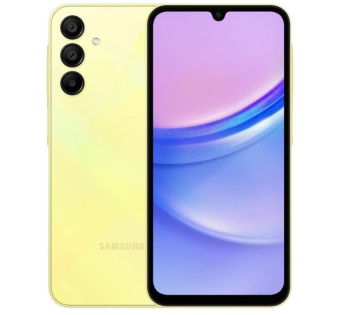 Мобільний телефон Samsung Galaxy A15 LTE 4/128Gb Yellow (SM-A155FZYDEUC)