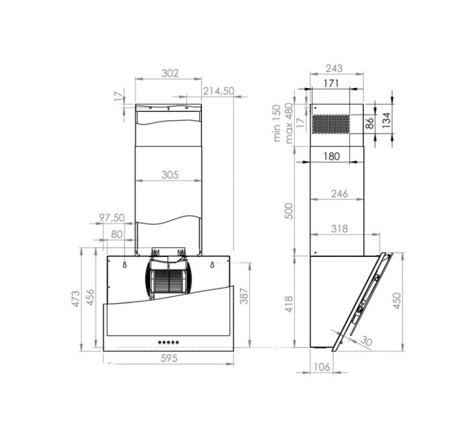 Витяжка кухонна Gorenje WHI6SYB