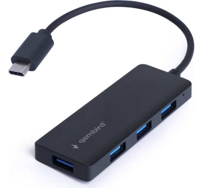 Концентратор Gembird USB-C UHB-U3P4-02 4xUSB3.1 (UHB-CM-U3P4-02)