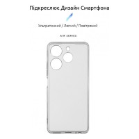 Чохол до мобільного телефона Armorstandart Air Series Tecno Spark 10 Pro (KI7) Camera cover Transparent (ARM67816)