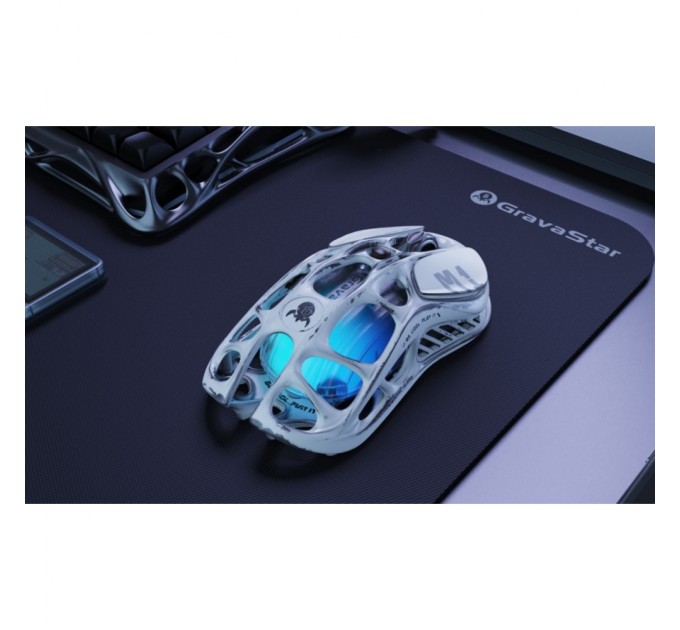 Мишка GravaStar Mercury M1 Pro magnesium alloy body BT/WL/USB-A 4K RGB Battle-Worn (GRAVASTARM1PRO_WSM)