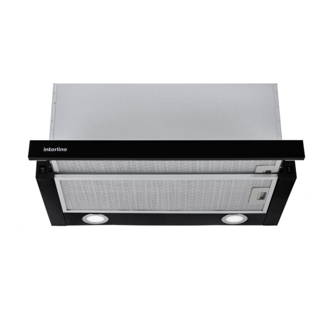 Витяжка кухонна Interline SHARK PLUS BL/S A/60