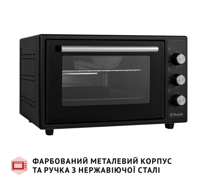 Електропіч Perfelli MIRAGE 37 BLACK