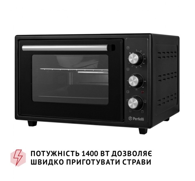 Електропіч Perfelli MIRAGE 37 BLACK