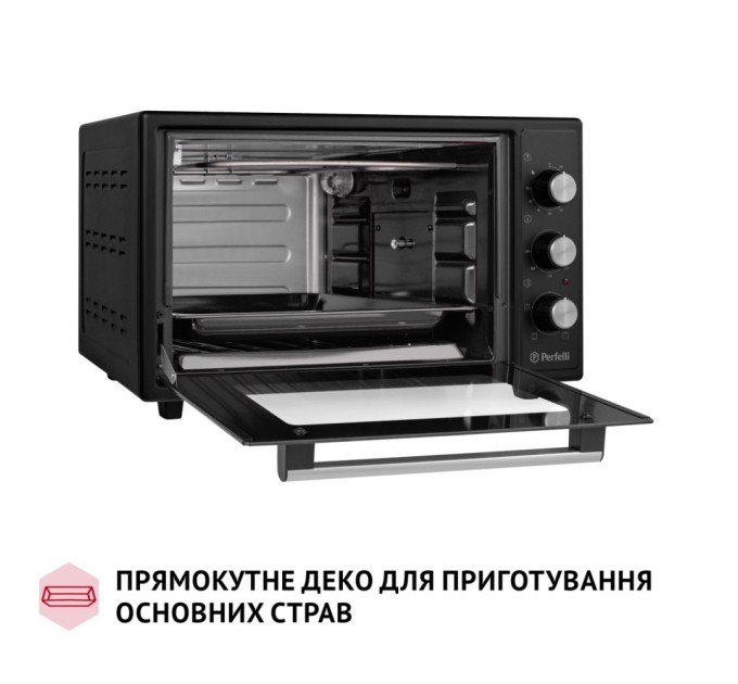 Електропіч Perfelli MIRAGE 37 BLACK