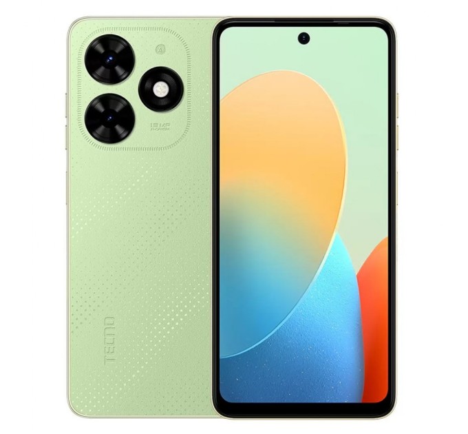 Мобільний телефон Tecno BG6 (Spark Go 2024 4/128Gb) Magic Skin Green (4894947010590)