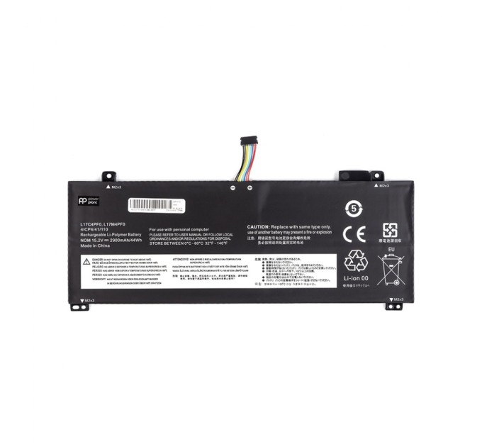 Акумулятор до ноутбука PowerPlant LENOVO IdeaPad S530 (L17C4PF0) 15.2V 2900mAh (NB481200)