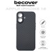 Чохол до мобільного телефона BeCover Carbonite Case (MagSafe) для Apple iPhone 16 Black (712067)