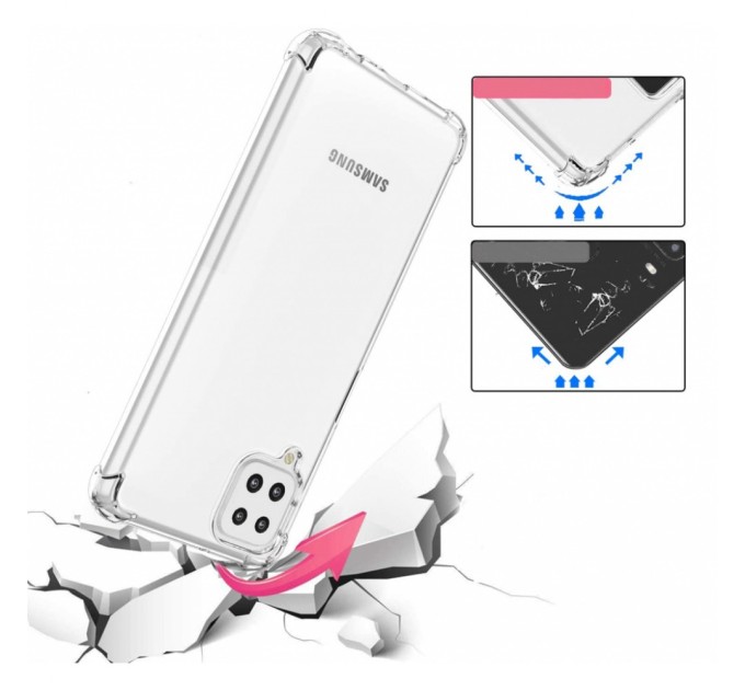 Чохол до мобільного телефона BeCover Anti-Shock Samsung Galaxy M32 SM-M325 Clear (706671)