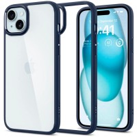 Чохол до мобільного телефона Spigen Apple iPhone 15 Ultra Hybrid Navy Blue (ACS06801)