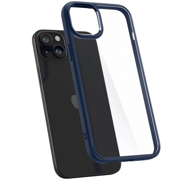 Чохол до мобільного телефона Spigen Apple iPhone 15 Ultra Hybrid Navy Blue (ACS06801)