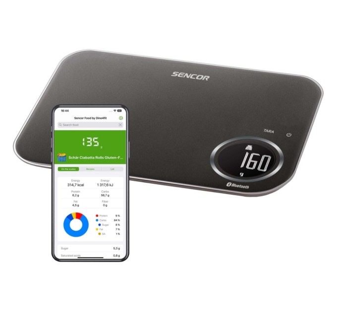 Ваги кухонні Sencor SKS7178BK