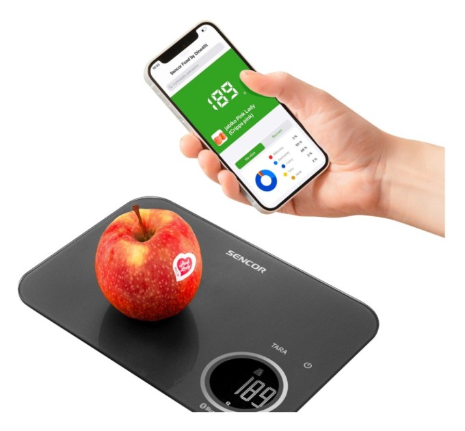 Ваги кухонні Sencor SKS7178BK