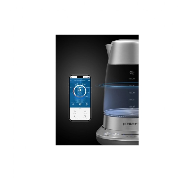 Електрочайник Polaris PWK 17115CGLD WIFI IQ Home Матовий