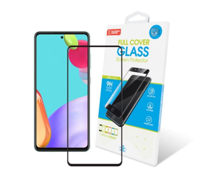 Скло захисне Global Full Glue Samsung A52 black (1283126510151)