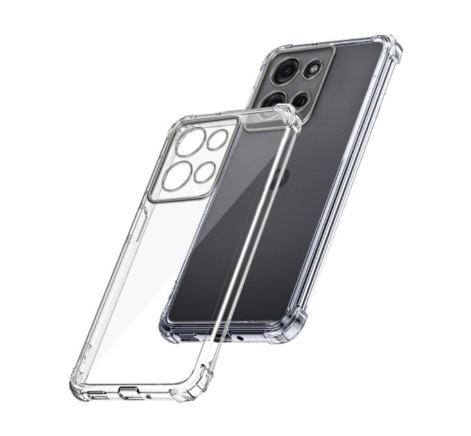 Чохол до мобільного телефона BeCover Anti-Shock Motorola Moto G75 Clear (712781)