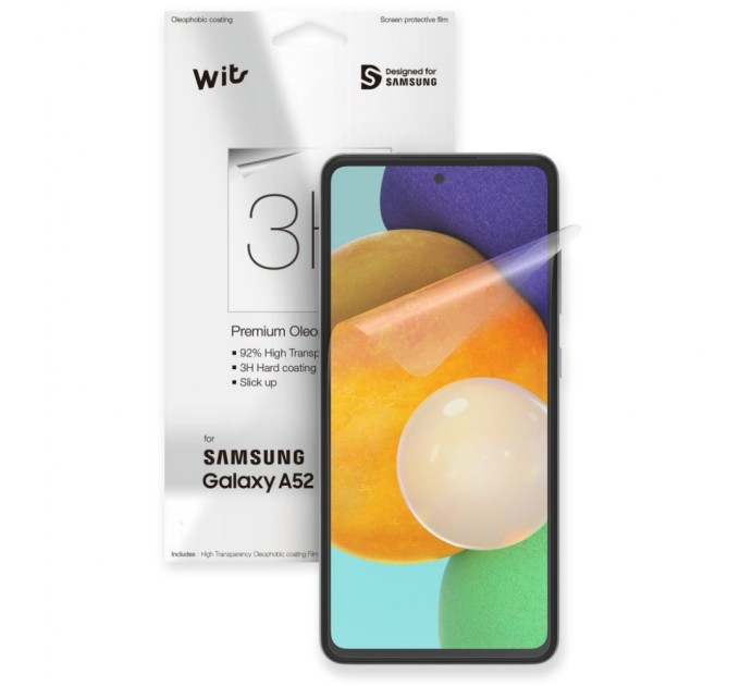 Плівка захисна Samsung 3H Galaxy A52 (A525) Transparent (GP-TFA526WSATW)