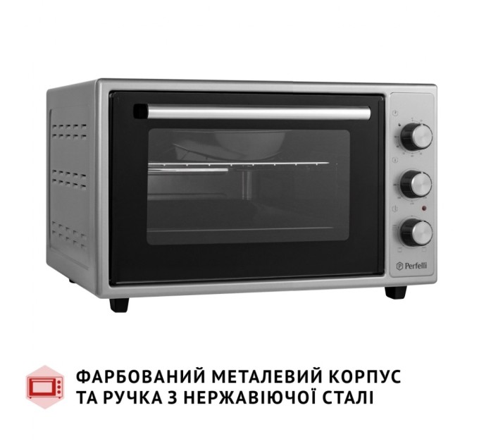 Електропіч Perfelli MIRAGE 37 GREY