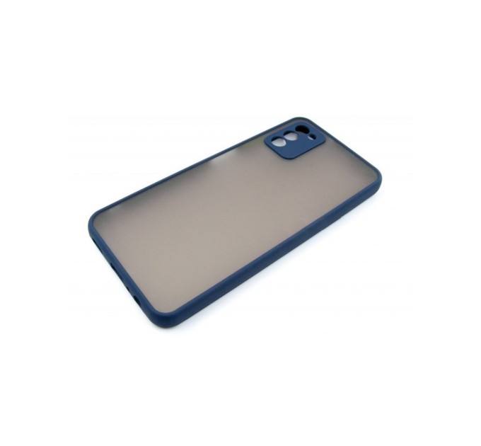 Чохол до мобільного телефона Dengos Matt Samsung Galaxy A03s blue (DG-TPU-MATT-86)