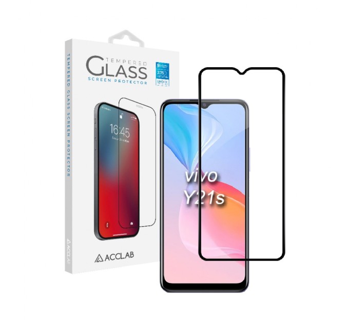 Скло захисне ACCLAB Full Glue VIVO Y21S (1283126526985)