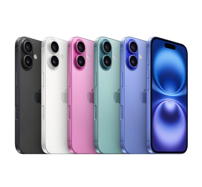 Мобільний телефон Apple iPhone 16 128GB Pink (MYEA3)