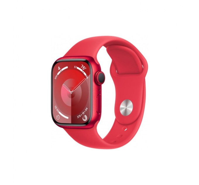 Смарт-годинник Apple Watch Series 9 GPS 45mm (PRODUCT)RED Aluminium Case with (PRODUCT)RED Sport Band - M/L (MRXK3QP/A)