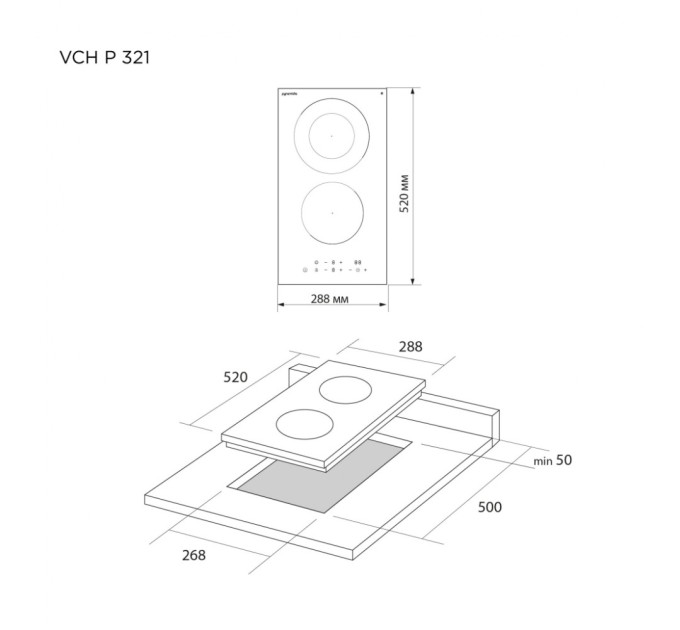 Варочна поверхня Pyramida VCH P 321