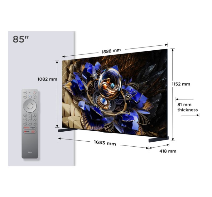 Телевізор TCL 85X11K