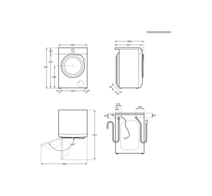 Стиральная машина Electrolux EW8F161PSUC