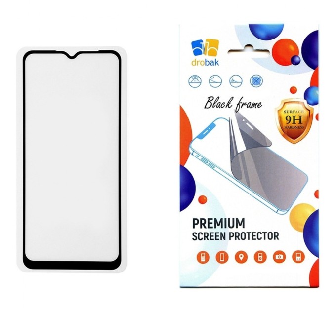 Скло захисне Drobak Realme C51 Black (676733)