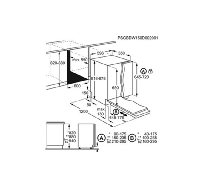 Посудомийна машина AEG FSM42607Z