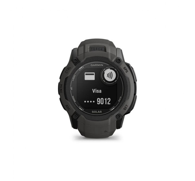 Смарт-годинник Garmin Instinct 2X, Solar, Graphite, GPS (010-02805-00)