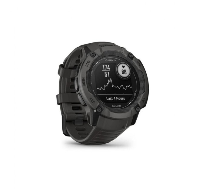 Смарт-годинник Garmin Instinct 2X, Solar, Graphite, GPS (010-02805-00)