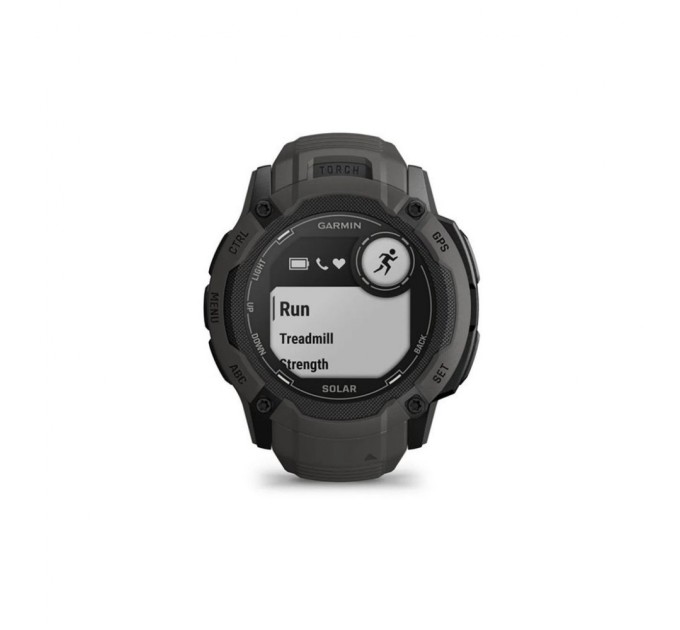 Смарт-годинник Garmin Instinct 2X, Solar, Graphite, GPS (010-02805-00)